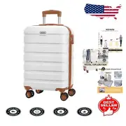 TSA-Approved 20 Inch Suitcase with Lightweight Hardshell & Universal Wheels