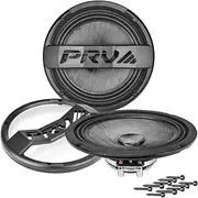 PRV AUDIO Carbon Fiber 8" Midrange Speaker 400 Watts 4 Ohm Neodymium MT8MR400CF-NDY-4 Water Resistant Pro Audio Loudspeaker for Boat UTV 4-Wheeler Motorcycle (2 Speakers)