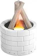 Binxind Simulation Flame Diffuser Campfire Humidifier Diffuser Fragrance Office Home Flame Humidifier Aromatherapy Machine
