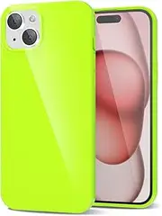 LoeoeL for iPhone 15 Phone Case, Shockproof Protective Case for Women Men, Neon Green