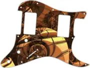 Pickguard Stratocaster Strat Graphic Custom fit Fender HH 11 Hole Surreal 2