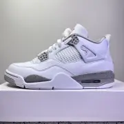 Nike Air Jordan 4 Retro Tech White "White Oreo" Size 8