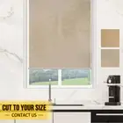 Milan Light Filtering Roller Blinds 220cm or 240cm Drop Taupe/Sand