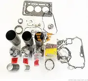 for KUBOTA Parts D902 Rebuild kit Piston Ring Liner Gasket Bearing + 1 pc crankshaft + 3 pcs Connecting Rod conrod