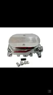 Holden HK-HT-HG Chrome Brake Master Cylinder FREE SHIPPING"