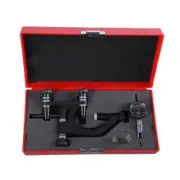 High Precisions Black Levers Dials Indicator Test Gauges with Stand Holder for