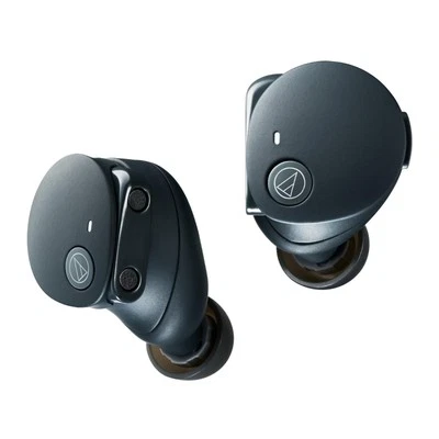 Audio-Technica ATH-CKS50TW2 BK Wireless Earbuds, Noise Cancelling, 65H Playtime