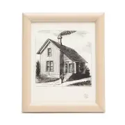 Pigeon & Poodle Eton Leather Frame, 8 x 10