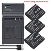 CGA-S008E DB70 Battery or charger For Panasonic Lumix DMC-FS5 DMC-FS20 DMC-FX36