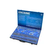 110 Pcs of Kincrome Tap & Die Set - NC / NF / Metric & Imperial Tungsten