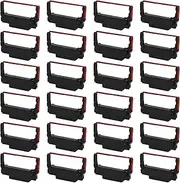 LinkDocs ERC30 Replacement for ERC-30/34/38 B/R Ribbons Compatible with Epson TM-U220 M188B ERC30 ERC34 ERC38 NK506 Printer (Black and Red, 24-Pack)