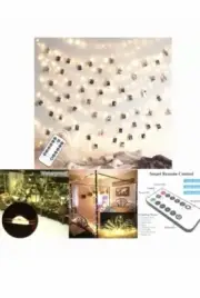 Twinkle Star 200 LED 66FT Fairy String Lights, Firefly Lights USB Powered wit...