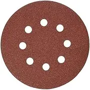 DEWALT DW4309 5-Inch 8 Hole 80 Grit Hook and LoopRandom Orbit Sandpaper (25-Pack)