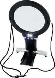 ARSUK Magnifying Glasses with Light, Hands-Free Neck Magnifier for Reading Sewin