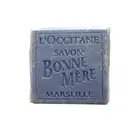 L'Occitane Savon Bonne Mere Marseille Bar Soap Lavender Scented 3.5 oz Blue
