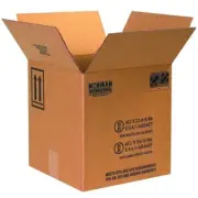 20 12-1/4" x 12-1/4" x 12-3/4" 4 - 1 Gallon Plastic Jug Hazardous Material Boxes