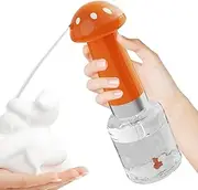 Dog Shampoo Dispenser, Puppy Shower Foaming Machine Automatic, Cute Mushroom Shape Grooming Cleansing Tool Single-Handed Use for Small Medium Dog