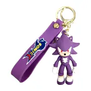 Purple Sonic Kids Key Chain Keyring