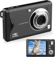 3.0In LCD Digital Camera, 4K 48MP 16X Zoom Digital Camera for Kids, anti Shaking