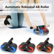 Double Wheel Ab Roller with Automatic Rebound – Core Trainer for Men & Women, Ho