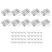 Toggle Catch Lock (41mm x 28mm) 10Pcs, Iron Hasp Latches