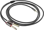 Vaguelly Audio Line Speakers Computer Speakers Electric Guitar Cord to Amplifier Guitar Cord Studio Monitor Cables Av Cable Microphone Converter Wire Microphone Wire Black Nylon Metal