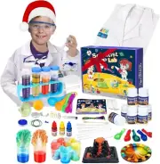 70+ Science Experiment Kits for Kids with Lab Coat - STEM Activities Educationa