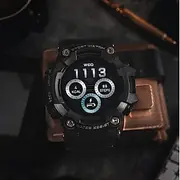 LOKMAT ATTACK GT Smart Watch 1.32 inch Smartwatch Fitness Running Watch Bluetooth Pedometer Call Reminder Sleep Tracker Compatible with Android iOS Women Men L