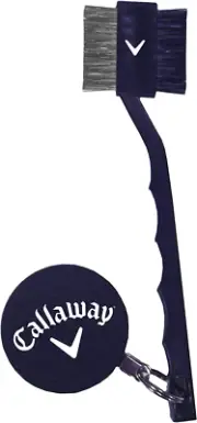 Callaway Club Cleaning Brush with Zinger, Black