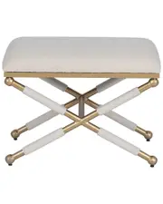 Linon Campaign Rope Stool