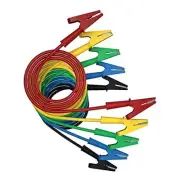 5pcs Alligator Clips Clamp Electrical Test Leads Dual 5pcs fully insulated