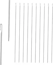 OFFIGAM 10Pcs DIY Beading Needles Thin Embroidery Needles for Easy Bead Stringing Durable Crafting Tools for Jewelry Making and Beaded Accessories