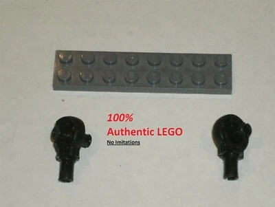 LEGO NEW Black Technic Rotation Bushing Two Pins (2x) 4213374 Brick 47455