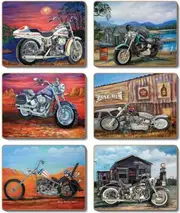 Country Kitchen American Classic Cork Backed Placemats Set 6