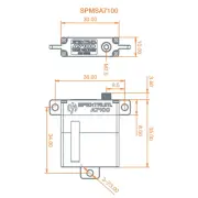Specktrum SPMSA7100 A7100 MT/MS MG HV Wing Servo