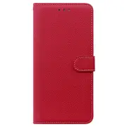 MCC Folio Case Samsung Galaxy A54 5G Leather Cover Photo Phone A546 [Red]