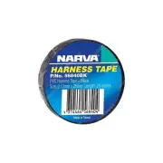 1 Roll Narva Black PVC Wiring Harness Tape - 0.13mm x 25mm 20 Meters