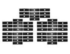 50 Pack Edger Blades For EGO 56V Edger, 8x2 - 1 Inch Center Hole, Fits Models EA