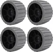 Xiuganpo Trailer Wobble Rollers, High Temp Resistant Wide Application 125 X 73 X 30mm Easy To Install Ribbed Wobble Roller for Marine