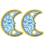 C SEVEN C7skates Shoe Lace Charm Accessory Decoration (Blue Moon)