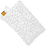 HONMEET 3 Pcs Handmade Soap Maker Net Soap Saver Storage Exfoliating Pouch Random Color