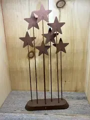 Willow Tree Metal Star Backdrop Brown Christmas Nativity