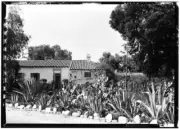 An Adobe House Near The Hotel Raymond In Pasadena July 31 1934 Cal - Old Photo