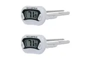 2x Acurite Stainless Steel Probe Digital Instant Read Cooking Thermometer White