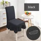 Waterproof Skirt Dining Table Chair Cover Restaurant Chair Skirt Cover stool