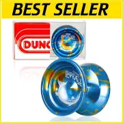 Precision Machined Blue Splash Barracuda Yo-Yo for Expert Tricks and Techniques
