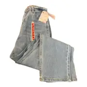 Unionbay NWT 0 Junior Blue 90's High Rise Straight Jeans #1859D