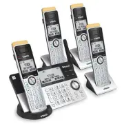 VTech IS8151 4 Handset Cordless Phone Super Long Range Bluetooth Caller ID