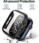 Slim Hard PC Impact Case with Screen Protector for Apple Watch Series 6 5 4 SE