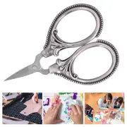 Stainless Steel Sewing Scissors Thread Embroidery Tailor Scissor(Gun Color)